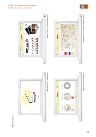 W A L L _ S Innovative Hospitality Typologies
EXP-HOST_ Great Events and Hospitality




                                                63
 