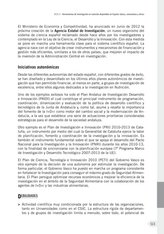 Libro Blanco de la Nutrición en España