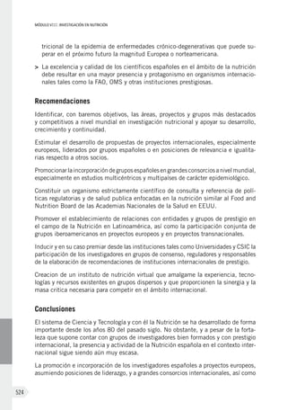 Libro Blanco de la Nutrición en España