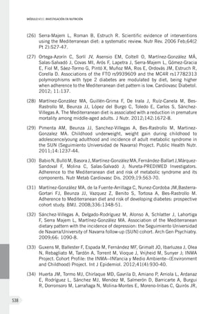 Libro Blanco de la Nutrición en España