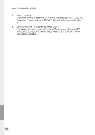 Libro Blanco de la Nutrición en España