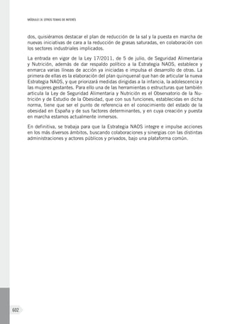 Libro Blanco de la Nutrición en España