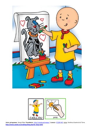 Autor pictogramas: Sergio Palao Procedencia: http://catedu.es/arasaac/ Licencia: CC (BY-NC) Autor: Verónica Vicente de la Torre
http://www.catedu.es/arablogs/blog.php?id_blog=1643
 