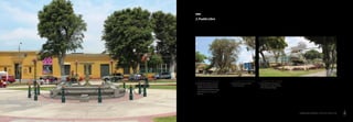 139Canales Surco y Huatica: 2000 años regando vida
3. Pueblo Libre
Parque El Carmen. en calles
Clovis y Baca Flor.
Plaza Bolívar y Museo de Antro-
pología, Arqueología e Historia
del Perú, en calle Antonio Polo.
Un canal lateral del Huatica llega
hasta esta zona y se riega con
cisternas.
Cuartel Bolívar o Parque del
Helicóptero. en calles Antonio
Polo y Santiago Wagner.
 