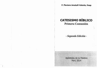 LIBRO CATECISMO BIBLICO PRIMERA COMUNION - PADRE FLAVIANO AMATULLI VA…