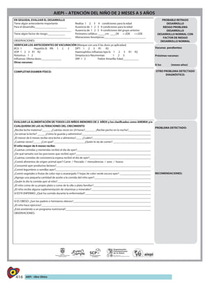 416 AIEPI - Libro Clínico
AIEPI – ATENCIÓN DEL NIÑO DE 2 MESES A 5 AÑOS
 