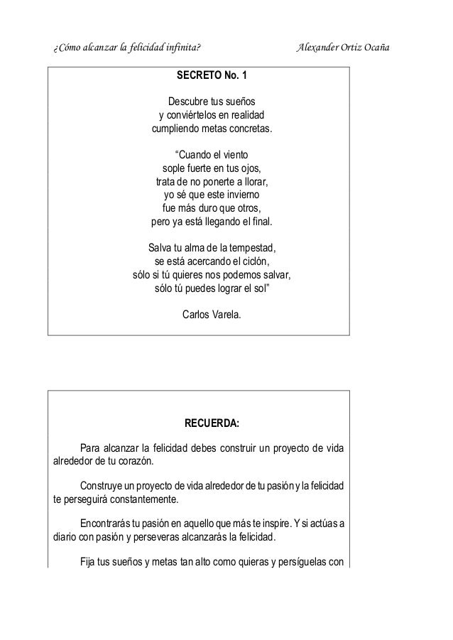 Libro Como Alcanzar La Felicidad Infinita Del Dr Alexander Ortiz