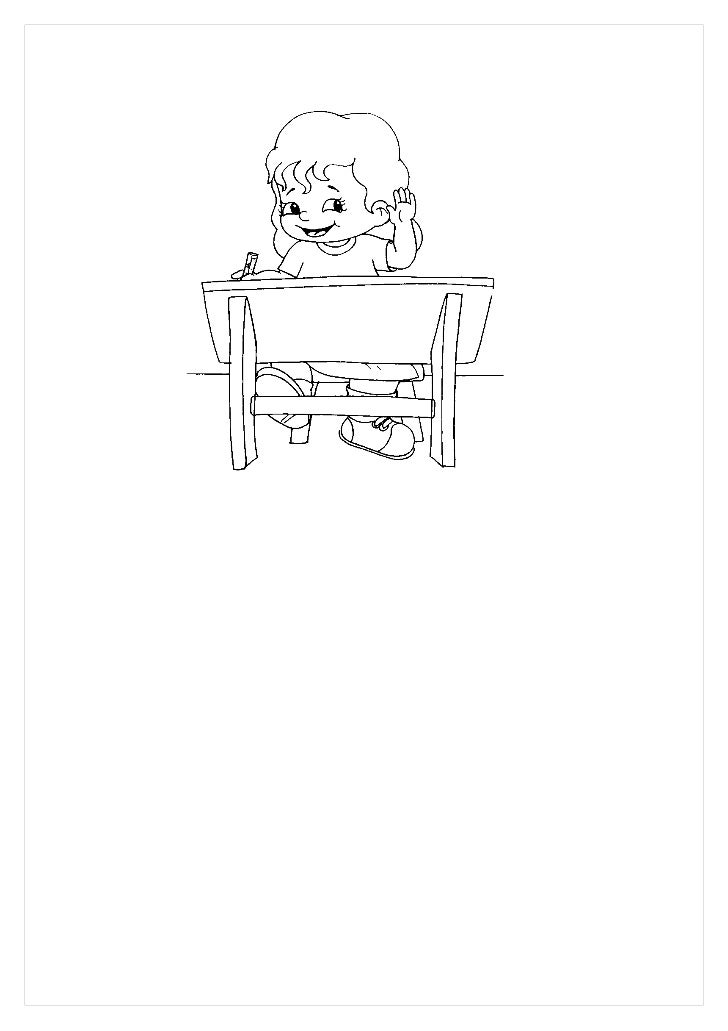 Libro con dibujos normas del colegio