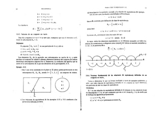 84
La nlación es
RELACIONES
k= O=>y=x
k=-1 =>y =x +3
k = 1 ::::> y = X -~ 3
k = 2 => y = x - 6 , etc.
R =- U { (x , y) e Z2
1y = x - 3 k }
I<EZ
3.8.3. ~artición de un conjunto no vacío
Sea11 dos ..:onjuntos A * q, e I * q; tales que, cualquiera que sea el elemento u e I,
existe m subconjunto Ku C A.
Definidón
El conjunto { Ku 1u el } es una partición de A si y sólo si
i ) V u : u e l => Ku =r: 4>
i. ) u ::f.•• = K., n Kv = t/>
i.i) Va € A , 3 u e l / a EK..
Los elementos Ku de la partición son subconjuntos no vacíos de A, y están
asociaws al conjunto de índices 1; además, elementos distintos del conjunto de índices
deteminan subconjuntos disjuntos de A; fmalmente, la condición üi) significa que la
unión ie los subconjuntos de A que son elementos de la participación, es A.
Ejemp'o J,J].
)Sea r una recta contenida en el plano a. El plano queda particionado en tres
subconjuntos K1 , K2 , K3 , siendo 1= { l, 2, 3} un conjunto de índices.
K¡
-,---·--·- ~
í 1
I
~'
~
.·./ •: '
•.:!
•3K.>
K•
,¡)las relaciones de equivalencia de los ejemplos 3-10 y 3-11 conducen a las
particiones indicadas en éstos.
ii::
f-
1
{
l
j
PART!CION Y EQUIVALH<U.
iií) Investigamos la partición asociada a la relación de equivalencia del ejemplo
3-8. En este caso, la relación está definida en R mediante
a~b ~ a-beZ
Sea aeR; entonces, por definición de clase de equivalencia
Ka'"'{xeR{x-a}
Ahora bien
x -a ~ x ·-·a € Z =* x ·-a =k con k € Z
Emonces a K,, pertenecen todos los reales del tipo
x "' a ..¡. k siendo k e Z
g5
Es decir, todos los elementos equivalentes a a, se obtienen sumando a a todos los
enteros. En consecuencia, si elegimos como conjunto de índices al intervalo semiabieno
1=[O , 1), la partición Res '
R - f K 1 rol'- , t• U€,,•¡
~ '
~K,:Z
~l=[O,l) K¡
l
3.8.4. Teorema fundamental de las n:blciones de equivalencia defmidas en un
conjunto no vacío.
Vamos a demostrar lo que ya hemos verificado a tra·:~s de ejemplos anteriore<;, a
saber. que toda relacion de equivalen!.ia definida ~n :m .:~>~iJUnto nc vad0 determim1
una particíón de éste en clases de equiValencia.
TEOREMA
Si .... es una relación de equivalencia definida en el coi!Junto A *rf>, entonces existe
un subconjunto 1 C A, tal que cualquiera que sea u en 1, existe K.. e A, de modo que
se verifican las siguientes proposiciones:
i ) U € l :o> Ku =1= 1/J
ii) a -a' ~a y a' pertenecen al mism~ Ku
 