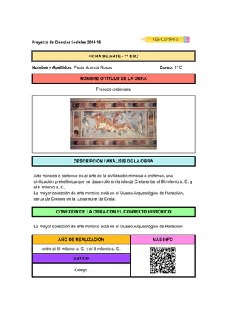 Libro de historia del arte - IES Cartima 1º ESO | PDF