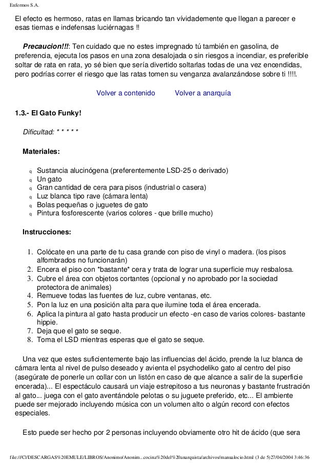 El manual de cocina del anarquista pdf