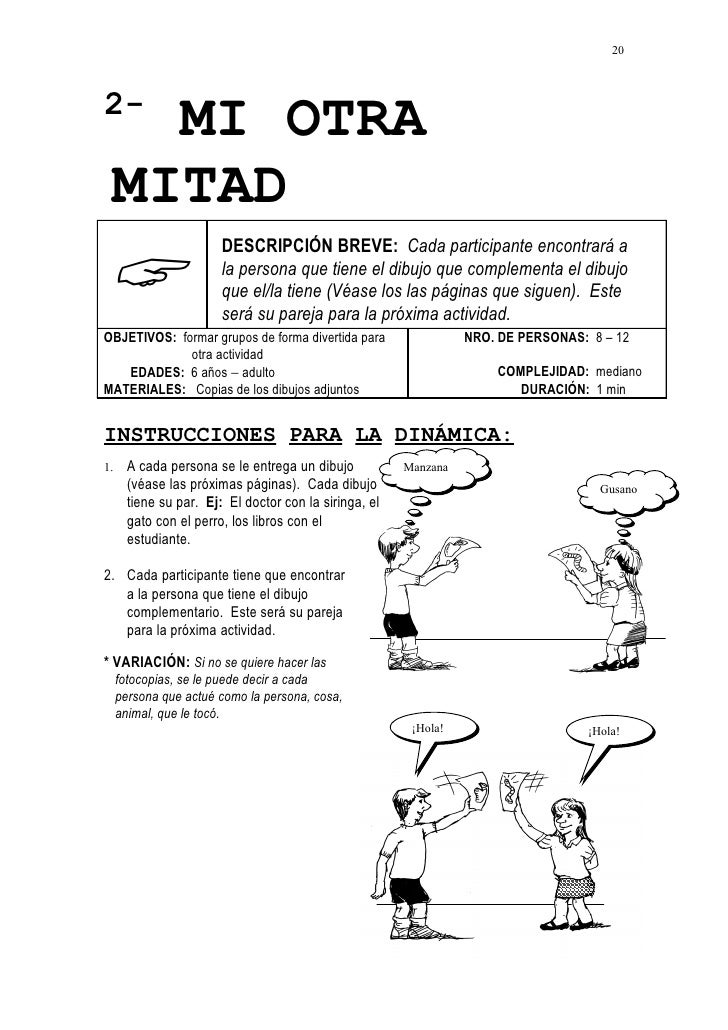Libro de dinamicas para formar grupos!!!!