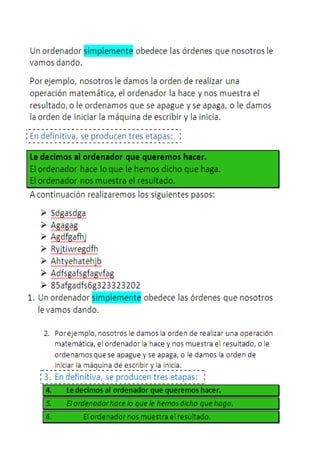 Libro de ejercicios de word