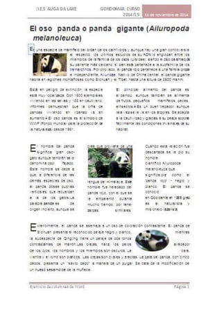 Libro de ejercicios de word