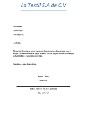 Libro de ejercicios de word