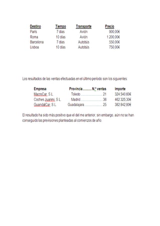 Libro de ejercicios de word