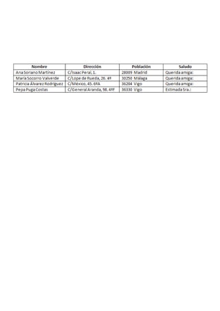 Libro de ejercicos word