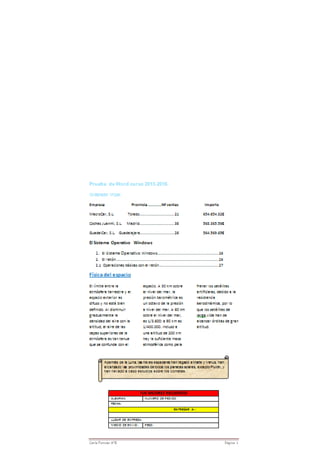 Libro de ejercicos word