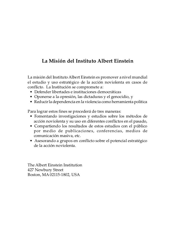 La Misión del Instituto Albert EinsteinLa misión del Instituto Albert Einstein es promover a nivel mundialel estudio y uso...