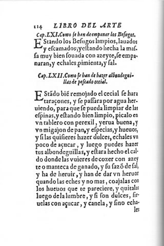 Libro del arte de cozina de domingo hernandez de maceras del 1607 (copia facsimil)