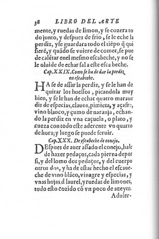 Libro del arte de cozina de domingo hernandez de maceras del 1607 (copia facsimil)