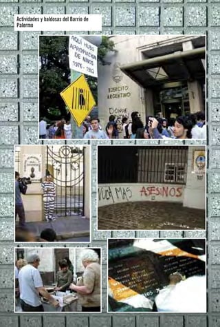 Actividades y baldosas del Barrio de
Palermo
 