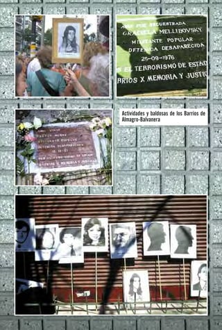 Actividades y baldosas de los Barrios de
Almagro-Balvanera
 