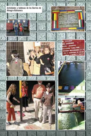 Actividades y baldosas de los Barrios de
Almagro-Balvanera
 
