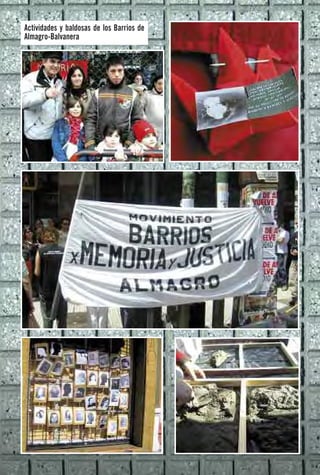 Actividades y baldosas de los Barrios de
Almagro-Balvanera
 