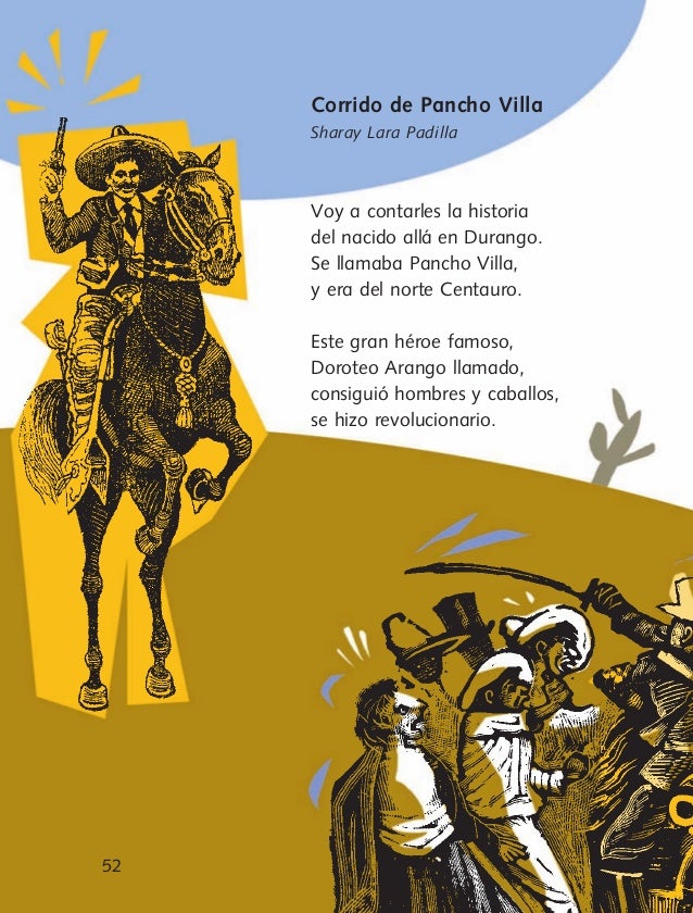 Corrido De Pancho Villa Letra Corrido De Pancho Villa Letra