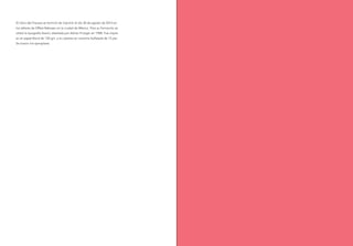 El Libro del Fracaso se terminó de imprimir el día 30 de agosto de 2014 en
los talleres de Offset Rebosan en la ciudad de México. Para su formación se
utilizó la tipografía Avenir, diseñada por Adrian Frutiger en 1988. Fue impre-
so en papel Bond de 120 gm. y la cubierta en cartulina Sulfatada de 12 pts.
Se tiraron mil ejemplares.
 