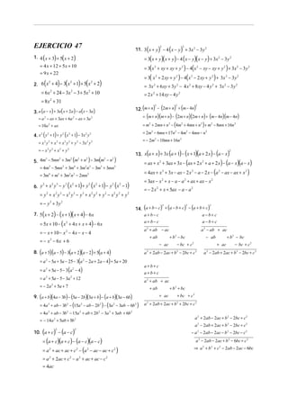 Libro de álgebra   a baldor - ejercicios resueltos