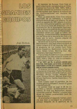 Libro de Oro de Colo-Colo 1925 -1987 | PDF