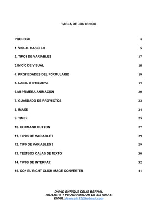 Libro de programacion visual basic 6 0 | PDF