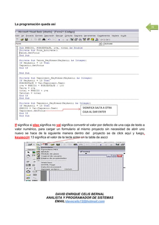 Libro de programacion visual basic 6 0 | PDF