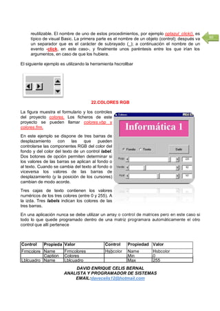 Libro de programacion visual basic 6 0 | PDF