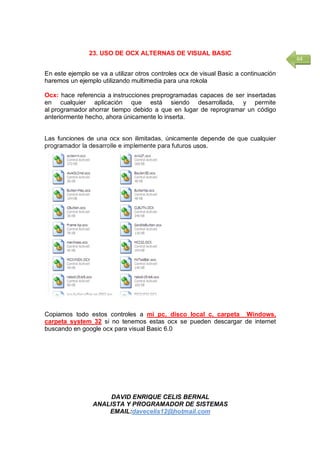 Libro de programacion visual basic 6 0 | PDF
