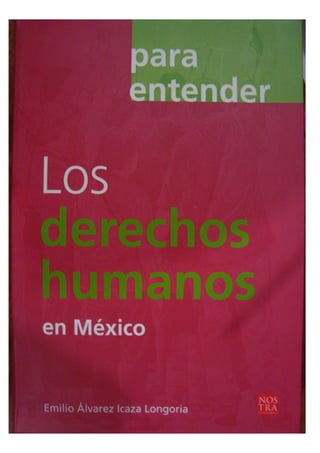 Libro Derechos Humanos De Emilio Alvarez
