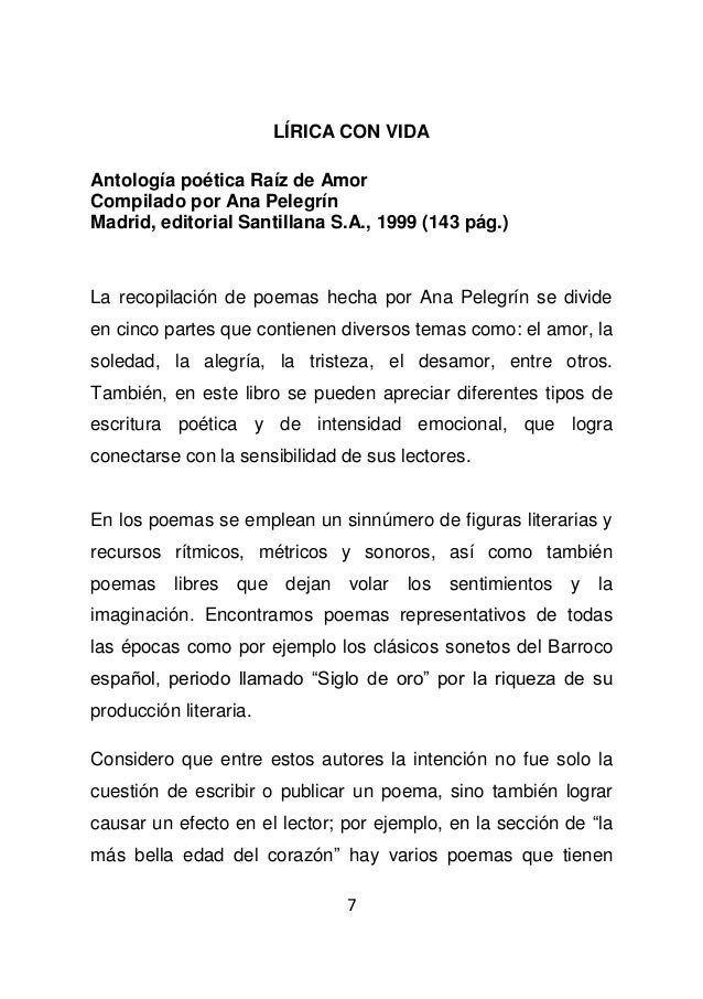 Reseña De Un Poema Reseñas Literarias