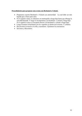 LIBRO DE TECNICAS CULINARIAS I