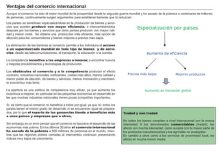 Mientras las políticas fiscal y monetaria centran su atención en el lado de la demanda agregada, la política de oferta intenta desplazar la curva de oferta
agregada hacia la derecha, aumentando la capacidad productiva de la economía.
La excesiva desregulación
La grave crisis financiera de las hipotecas subprime (de alto
riesgo), mostró los peligros de la falta de regulación en el merca-
do financiero.
Estas hipotecas de baja calidad se titularizaron, es decir se “em-
paquetaron” en grandes lotes con otras hipotecas mejores y se
distribuyeron por todo el mundo sin ningún tipo de control.
Los instrumentos que utiliza principalmente son:
-La reducción de los impuestos orientada a estimular el trabajo, el ahorro y la
inversión.
- La liberalización de los mercados, buscando reducir los costes de producción
y aumentar la inversión.
- Aumentando el gasto público en investigación, innovación, educación e infra-
estructuras.
- Mejorando la regulación y normas de las empresas e instituciones.
- Las políticas de inmigración, adaptando la entrada de inmigrantes a los requi-
sitos de cualificación y tamaño necesarios.
Privatización, liberalización y desregulación
Frecuentemente se confunden estos conceptos. Privatizar es convertir los
servicios públicos en privados. Liberalizar cuando el estado permite la participa-
ción de varios agentes en un servicio determinado fomentado la competencia.
Desregular es reducir la excesiva normativa para mejorar el servicio.
Una de las funciones del estado es regular la economía, establecer normas y
leyes que ordenen la actividad. Pero en ocasiones el exceso de normas asfixia
la iniciativa, reduciendo la eficiencia.
Cuando la regulación de la actividad económica está mal diseñada, crea obstá-
culos a las empresas, especialmente a las de menor tamaño; eleva los precios
para los consumidores; desalienta la inversión productiva ; y reduce la calidad
de los servicios gubernamentales a los ciudadanos.
.
La política de oferta
Nivel de precios
10 20 30 40 50 60 70 80
10
20
30
40
50
60
70
80
Cantidad de producción
Cantidad de pleno empleo
OA1
DA
E1
OA2
E2
 