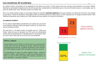 Proteccionismo, tecnología y ansiedad laboral                                                                                           201


En los últimos años hemos sido testigos de frenéticos cambios tecnológicos que han dado por resultado un ahorro de la mano de obra en la industria
manufacturera. La productividad en este sector no ha parado de crecer y el empleo de disminuir, trasvasándose al sector servicios.
La revolución tecnológica unida a la mejora en los transportes ha supuesto un
cambio estructural en el modelo económico de producción y consumo, desarro-          Revolución                            Aumento
llando en muchos trabajadores un inquietante sentimiento de amenaza.
                                                                                     tecnológica                           bienestar global
El mercado laboral ha sufrido modificaciones por razones tecnológicas desde el
comienzo de la humanidad, pero ahora el cambio es mucho más rápido.

Esta ansiedad suele llevar a adoptar posturas proteccionistas ya
que las pérdidas de trabajo suelen ser mayores en las industrias sujetas a la
fuerte competencia de las importaciones.                                            Ansiedad laboral
                                                                                                                                 Ʃ
Las barreras al comercio y las subvenciones nacionales pueden aumentar la                                                Beneficio algunas
producción, el empleo y los beneficios en algunas empresas nacionales, pero a
costa de otras industrias que no están subvencionadas ni protegidas.                                                   industrias nacionales

Los recursos de un país son escasos y estas medidas desplazan recursos de
los sectores más aptos a los más ineficientes.                                   Posturas proteccionistas
Si los beneficios de las industrias favorecidas se deben a precios nacionales
más altos y no al aumento de la productividad, esos beneficios representan
ingresos perdidos por alguien de ese país.                                                                                Grandes pérdidas
                                                                                                                                país
No son un aumento del ingreso nacional, únicamente el aumento de la renta de
unas personas a costa de otras, donde frecuentemente se ven perjudicados los
trabajadores más necesitados.
                                                                                                                                Ʃ
 Pero si el proteccionismo no es una buena medida:
 ¿qué debe hacer el sector público ante la dramática pérdida de empleo de algunos sectores?

 La respuesta es mediante subsidios y programas de formación y asistencia con el objetivo de ayudar a los trabajadores desempleados en el
 tránsito a otra ocupación. Otros medidas son las ayudas fiscales a empresas eficientes que empleen y formen a estos trabajadores o dar incen-
 tivos fiscales o sociales a los trabajadores que inviertan tiempo y dinero en mantener su capacidad de ser empleados (empleabilidad) .
 