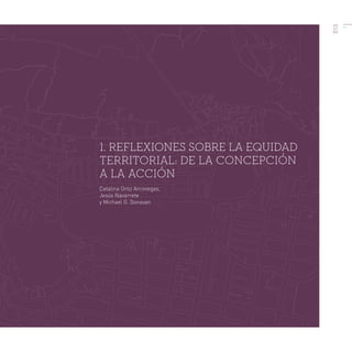 Equidad territorial en Medellín - la Empresa de Desarrollo Urbano EDU como motor de la transformación urbana