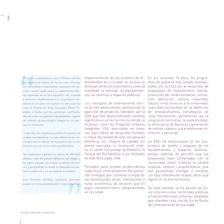 Equidad territorial en Medellín - la Empresa de Desarrollo Urbano EDU como motor de la transformación urbana