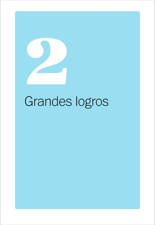 24 ELEMENTOS CRÍTICOS PARA LA EFICIENCIA EN LAS ONG
2Grandes logros
 