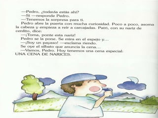 Libro escaneado cena de narices