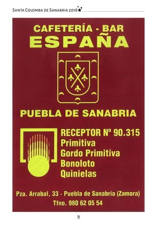 9
Santa Colomba de Sanabria 2018
 