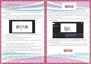 76 77
•	 En profundidad de bisel en 0.
•	 Activamos el reloj de animación en geometría a dos segundos, para que se
vayan estruyendo todas las letras.
•	 En el eje Z pondremos -80.
•	 Para cambiar el color de las letras, creamos un nuevo grupo de letras, y los
arrastramos al panel y seleccionamos el grupo y vamos a frontal y color, lo pon-
dremos en blanco.
•	 Para crear una sombra en las letras y que se vea el icónico efecto del logo,
debemos de crear una luz paralela y que proyecte sombra, y desplazar el anclaje
de luz paralela de forma que sea de luz hacia arriba y sombra hacía abajo.
•	 A continuación, en opciones de material habilitamos proyección de sombra, convir-
tiendo el sólido de las letras en 3D.
•	 Alineamos el efecto de extrusión con el sólida de la letra.
•	 Esto para que ocupe toda la composición.
•	 En opciones de material activamos en no aceptar luces, para mantener el color
blanco.
•	 Estiramos las flechas si queremos que la sombra se mas grande.
•	 En la oscuridad de la sombra la bajamos en una 35%.
•	 En opciones de material del vector de las letras vamos cambiando las opciones
para que las letras sean blancas, aumentando brillo e intensidad.
•	 En profundidad de extrusión, en la línea de tiempo, presionamos f9, en asistente
de fotograma en aceleración suave esto para que tengo el efecto repentino de las letras
y sea más suave su salida.
•	 Añadimos nuevos fotogramas clave de extrusión, colocando los mimos valores para
que aparezco y desaparezca con el mismo efecto.
•	 En propiedades de vector, en contenido de las letras como opciones de material
en el reloj y a la hora de desaparecer cambie a un color rojo como es el logo, cam-
biando las opciones de materiales vamos acercando a un color más real.
•	 A continuación, para separar la salida de cada letra de forma escalonada,
debemos de crear nueva capa para cada capa para empezar con la letra N, cada
letra la vamos seleccionando y moviendo los fotogramas levemente como 4 fotogra-
mas más con cada letra, de forma progresiva esto para que las letras vayan apa-
reciendo de forma progresiva.
•	 Aplicamos esto con todas y cada una de las letras, esto para que quede el
efecto de aparición.
•	 Para que las letras se mantengan al final y no desaparezcan debemos de ir
alineando cada fotograma, para que cada uno se mantenga al final y no termine
en cada línea de tiempo.
•	 Al final como detalle al finalizar debemos saber a qué momento se desapare-
ce, para alargar más el tiempo y que el resultado final se mantenga mucho más.
El resultado fue el esperado, obtenemos una animación y logo de Netflix que es
parecida a la original, sólo que hecho por nosotros mismos.
 