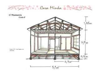 2.7 Planimetría
Corte Fugado
Figura 2.29. Corte fugado, con
estructura
 