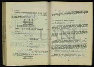7-4 POTENCIA.
ral
sww
I
m
El aumento o disminución de voltaje de una corriente al
terna por medio de un transformador, parece ser una viola- -
ción a la ley de la conservación de la energía. En realidad
no es así, porque cuando aumenta el voltaje, la corriente si
mu1táneamente desciende en la misma proporción.
Is Np |
Ip Ns
Is =
Np Ip
JISL
(5)
(6)
Is = corriente del secundario.
Ip = corriente del primario.
Ejemplo 4. Si en ejemplo 3, la corriente del primario
es de 100 A, encontrar la corriente en el secundario.
Solución:
Por la ecuación 6, tenemos:
Np Ip
Is =
Ns
125 vueltas x 100 A
25000 vueltas
0.5 A.
Is =_ V
P
Vs
220 voltios x 100 A
44000 voltios
= 0.5 A
Cuando por ejemplo, un transformador se usa para elevar
100 veces el voltaje que se suministra al primario, la c o -
rriente en el secundario es 1/100Í de la corriente en. el pri-
mario. Entonces:
(7)
Vplp = Vs Is
En la practica, esto no es completamente cierto, porque
un transformador no es 100 % efectivo. Una pequeña cantidad
de energía se gasta continuamente en forma de calor. En un
transformador bien diseñado, estas pérdidas no deben exceder
de un 2 o 3 %.
7-5 TRANSMISIÓN DE ENERGÍA ELÉCTRICA.
En la transmisión de energía eléctrica por medio de ca-
bles a largas distancias, los transformadores son indispensa
bles. Por ejemplo, en la central eléctrica situada en algu-
na presa alejada, la energía eléctrica se produce en enormes
generadores de corriente alterna a un voltaje relativamente
bajo de varios miles de voltios. Si se intentara transmitir
esta energía eléctrica a un voltaje de casi 2200 voltios,
por muchos kilómetros de cable a una ciudad lejana,la intensi
dad de corriene sería tan grande que casi toda se consumiríl
en calentar dicho cable. Deben recordar del capítulo a n t e -
rior que el calor generado es proporcional al cuadrado de la
corriente:
| Calor = 0.24 I2
Rt"[ (8)
Para evitar las grandes pérdidas caloríficas, los trans
formadores en las centrales eléctricas elevan el voltaje has
ta unos 220,000 voltios antes de mandar la corriente por la~
línea de transmisión. Al llegar la línea de transmisión a
la ciudad, una subestación reduce el voltaje a su valor ori-
ginal de 2200 voltios. Desde allí, se distribuye la energía
por varios ramales. A diferentes sectores de la ciudad, donde
se usan transformadores más pequeños, uno cerca de cada gru-
po de varias.casas, disminuyendo otra vez el voltaje a valo-
res relativamente seguros de 110 ó 220 voltios.
Ejemplo 5. Si un transformador recibe en el primario
2200 voltios y en el secundario se obtienen 220000 voltios.
¿Cuál sería la proporción de pérdidas en calor, no usando el
 